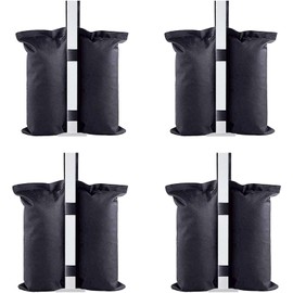 14 kg Weights Gazebo Sand Bags, 4 Pieces Sandbags Weight Bags for Tents, Sandbags L Size for Gazebo, Party Tent and Flood Protection