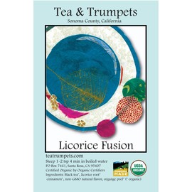 USDA Organic Licorice Fusion Loose Leaf Black Tea 8 oz
