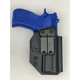 Unbranded CZ 75 Compact PO-1 Kydex IWB Holster With Adjustable Monoblock Belt Clip.