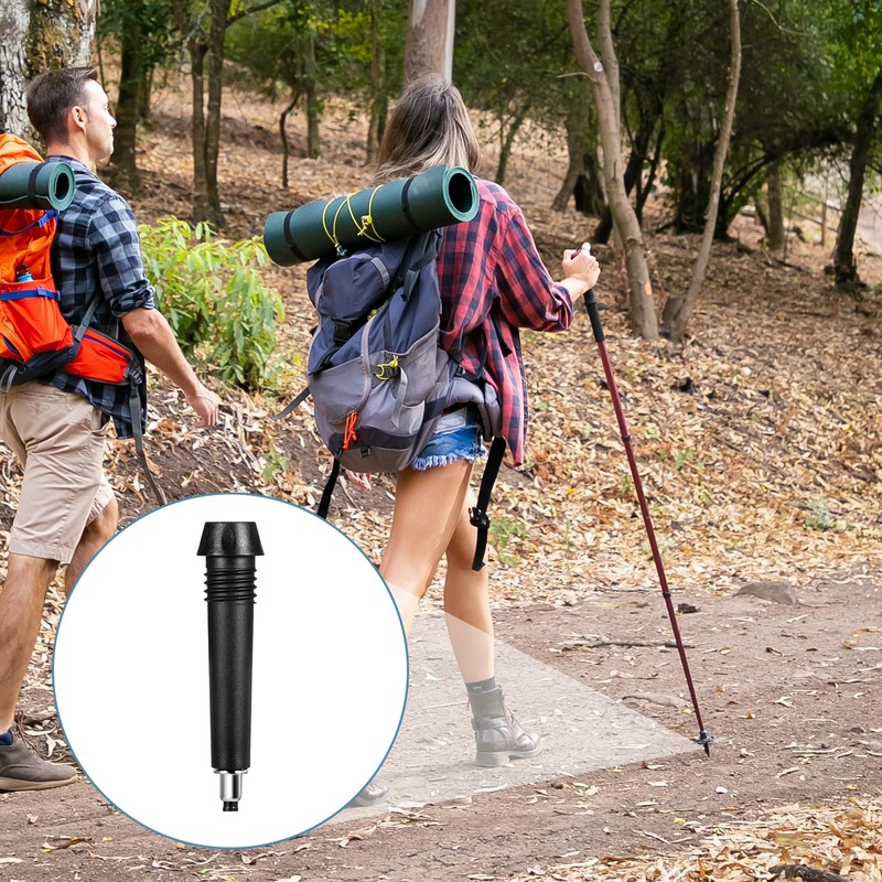 5 Pack Trekking Pole Carbide Tips Universal Hiking Rod End