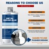 2Pcs Metal Repair Glue, 1.69oz /0.85oz 2 Part Liquid Metal