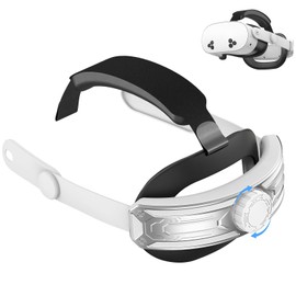 Head Strap for Meta Quest 3S: VR Headset Accessories - Replacement for Elite Strap - Compatible with Oculus/Meta Quest 3S - Enhanced Comfort, Reduces Head Pressure