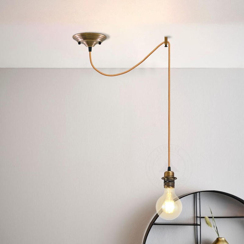 Single Way Spider Pendant Lighting Ceiling Chandelier, E27 Vintage Ceiling