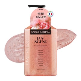Rubcent Scrub Body Wash Wedding Bouquet Pink Peony Fragrance, 1 pc, 500ml / 럽센트 스크럽 바디워시 웨딩부케 핑크 피오니향, 1개, 500ml