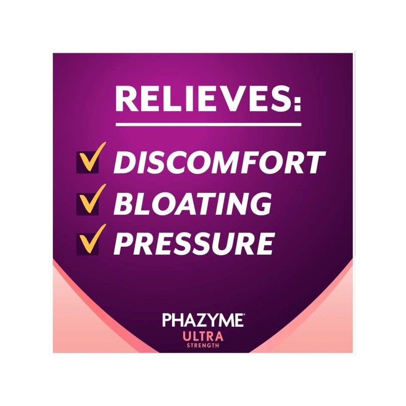 Phazyme Ultra Strength 180 mg Anti-Gas Softgels 48 Count (Pack
