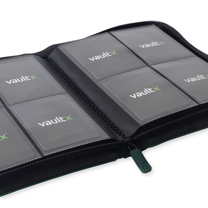 Vault X Premium Exo-Tec Zip Binder 4 Pocket, 20 Double-Sided