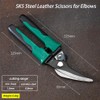 2PCS Aviation Snip,Metal Shears with Forged Blade, Heavy Duty Metal