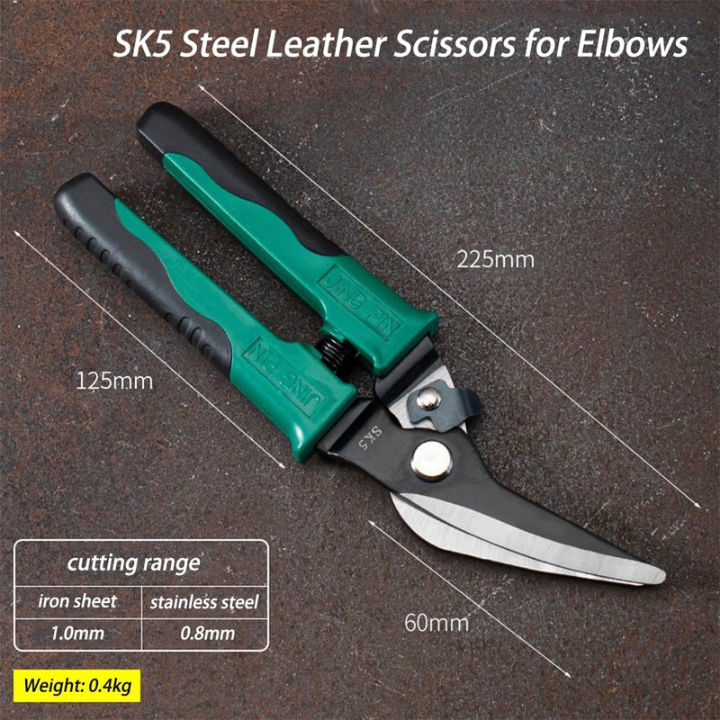 2PCS Aviation Snip,Metal Shears with Forged Blade, Heavy Duty Metal