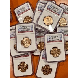 2007 P George Washington Dollar Coin One $1 NGC MS 65 (1st Day of Issue)