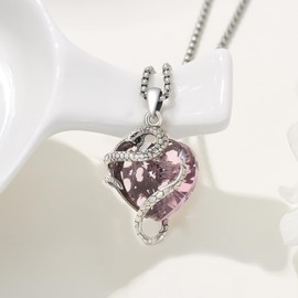 ZIPPICE Snake Chain Necklace 925 Silver Snake Necklace Gothic Jewellery Punk Gifts for Men and Women, Sterling Silver