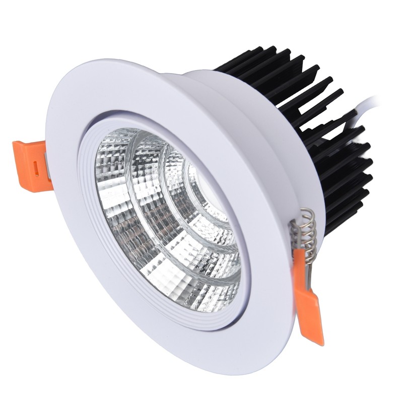 LED Embedded Spotlights Stable Light Low Noise Dustproof Easy to