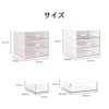 JFAN Simple Storage Case, Drawers, Storage, Accessories, Tabletop, Transparent, Storage