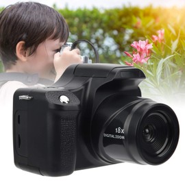24MP 18X Digital Zoom Digital Camera, 3in LCD HD Screen Long Focal Length Digital Camera, Built in Flash Light (Standard Type)