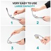 HiramWare Garlic Press, Premium Rust Proof Kitchen Garlic Mincer Crusher