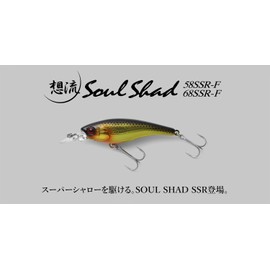 JACKALL Soul Shad 58SSR F Lime Back Chart
