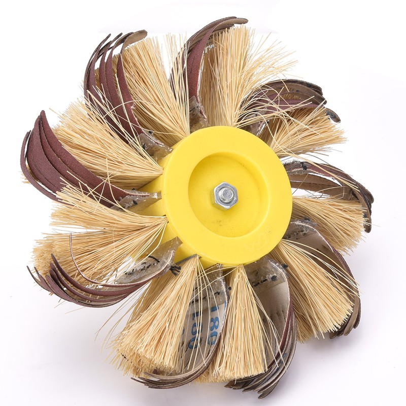 Sisal Buffing Wheel Manual Electric Drill Sisal Emery Cloth Polishing