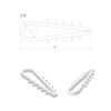 PRITEX Pack of 100 plug-in loops, 8 x 43 mm,