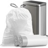 8 Gallon Trash Bags Drawstring, Strong Medium Kitchen Garbage Bag