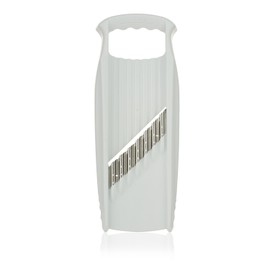 Börner Wave-Waffle XXL PowerLine Cortador de verduras de corte arrugado (blanco) • Mandolina ondulada para verduras • Corte ondulado/waffle/arrugado • Cortador de patatas para celosía de patatas