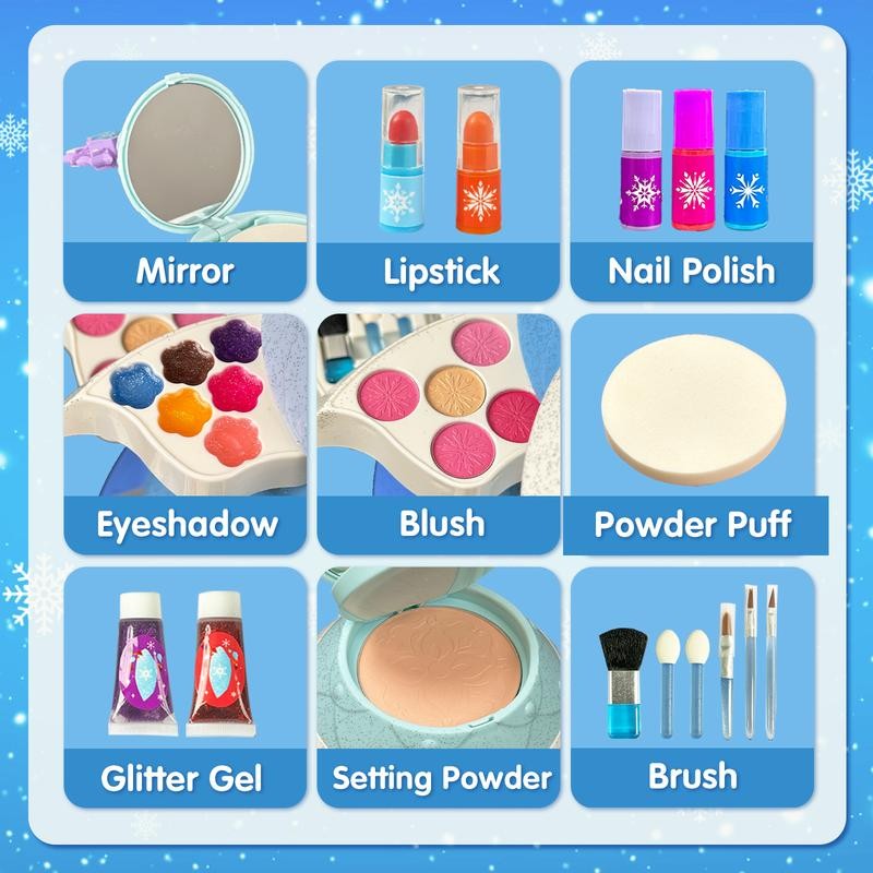 Christmas tree-shaped makeup toy set. - make up toys: Heart-Shaped