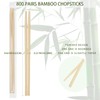 800 Pairs 9 Inch Disposable Bamboo Chopsticks Bulk