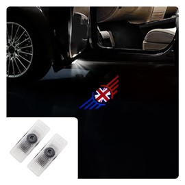 2 pcs LED Car Door Logo Lights Courtesy Projector Laser Puddle lamp Ghost Shadow Light Accessories Compatible with r55/r56/r57/r58/r59/r60/r51/f54/f56/f55/f60 (10)