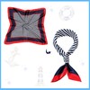 PPGGOPP Sailor Hat White Sailor Hat and Scarf, Colour A