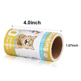 Newthinking 10 Pack Lint Roller Refills, 90 Sheets Extra Sticky Lint Roller Refills for Clothes, Pet Hair and Furniture, Fits Most Standard Size Lint Roller Handle, 900 Sheets
