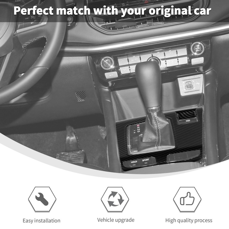 Linskip Gear Shift Panel Cover Compatible with 2022 2023 2024
