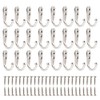 24 Pieces Coat Hooks, Wall Mounted Hook Robe Hooks Coat