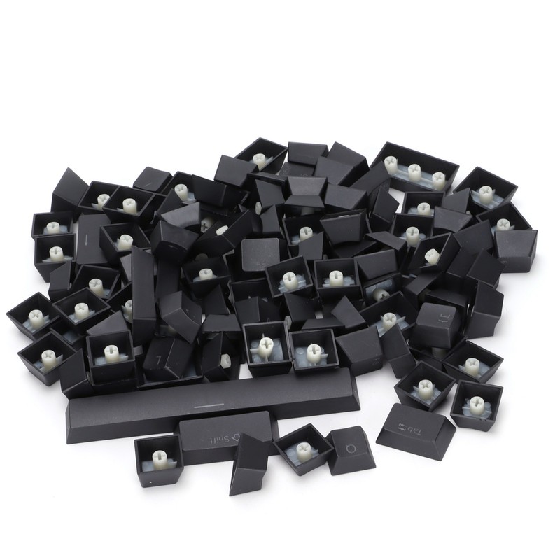 PBT Keycaps Ergonomic Design Oil Resistant Colorful 108 Key Video