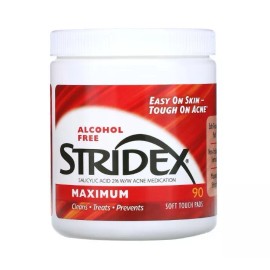 Stridex, Maximum, Alcohol Free, 90 Soft Touch Pads