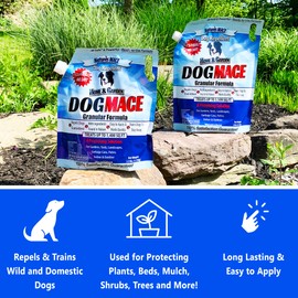 Nature's MACE Dog Repellent 22LB / Treats 14,000 Sq. Ft. / Keep Dogs Out of Your Lawn and Garden/Train Your Dogs to Stay Out of Bushes/Safe to use Around Children & Plants