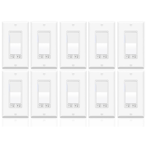 Unbranded Double Dimmer Light Switch, Greencycle 10PK - 3 Way