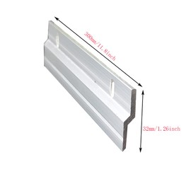 12" French Cleat Picture Hangers Hardware Kit Aluminum Z Clips Heavy Duty Picture & Mirror Hanger Z Bar Interlocking Wall Mounting Photo Frame Hook Bracket (300mm 1 Pair with Screws & Anchors)