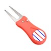 Green Fork with Line Marker Foldable Golf Fork Divot Tool