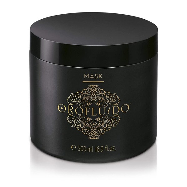 OROFLUIDO Original Mask - Hair Treatment with Argan Oil, 500 ml, Hair Product with Rich Oils, Luxury Care for Smooth Hair with Colour Protection, Suitable for All Hair Types