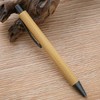 Gullor Natural Bamboo Retractable Ballpoint Pen, Sustainable Pens for Journaling