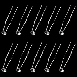 20 Pcs Bridal Hair Clips, Wedding Hair Accessories for Women, Rhinestone Hair Clips for Wedding Ball Parties