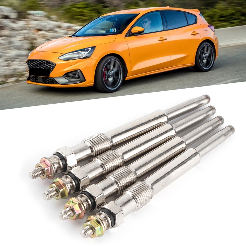 4Pcs/Set Universal Glow Plugs Diesel Pre‑Heating Heater Plug Fit for