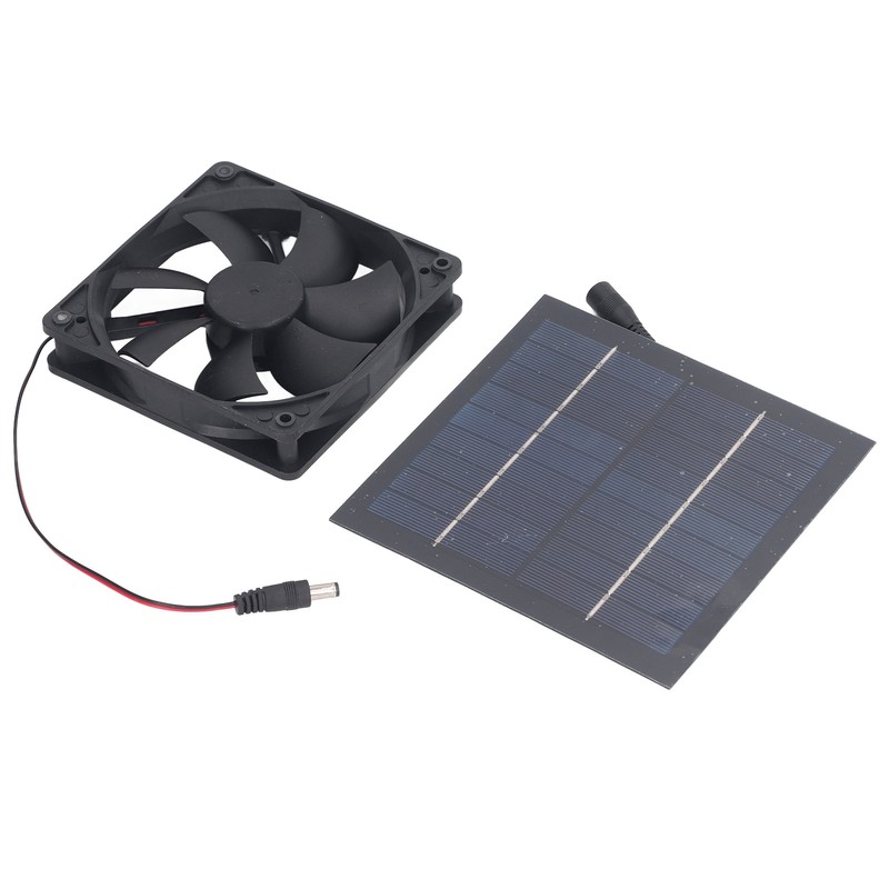 Solar Panel Fan Kit 20W IP65 Waterproof for Outside Small