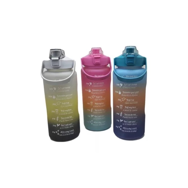 Taej 85 Pack 5 Vasos Para Agua Motivacionales Deportivos 2