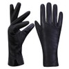 Women's Winter Leather Gloves Nappa Lambskin Touch Screen Gloves Warm