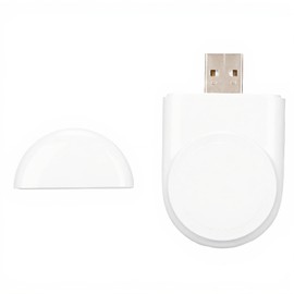 Yoidesu Cargador USB Magnético para Watch, Cargador Inalámbrico USB IWatch Portátil, Cargador Inalámbrico de Viaje Carga Rápida Magnética Ligera para 