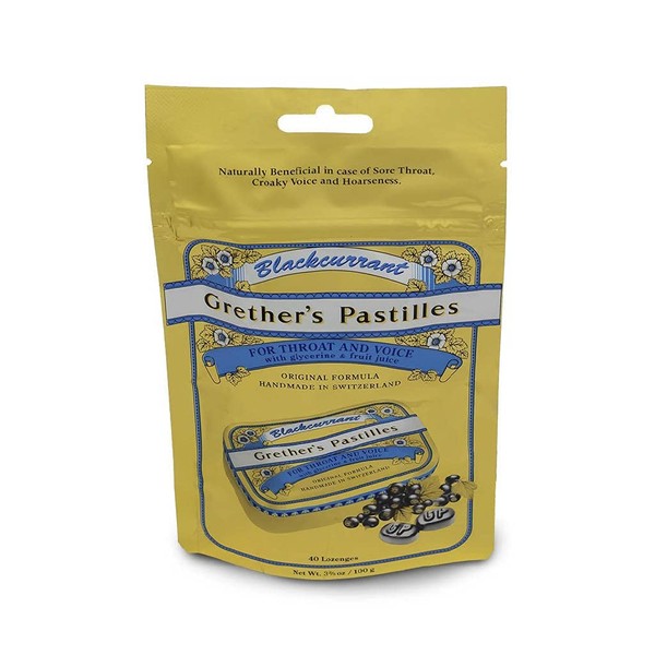 Grethers Blackcurrant Pastilles Travel/Refill Pouch by Grether's pastilles