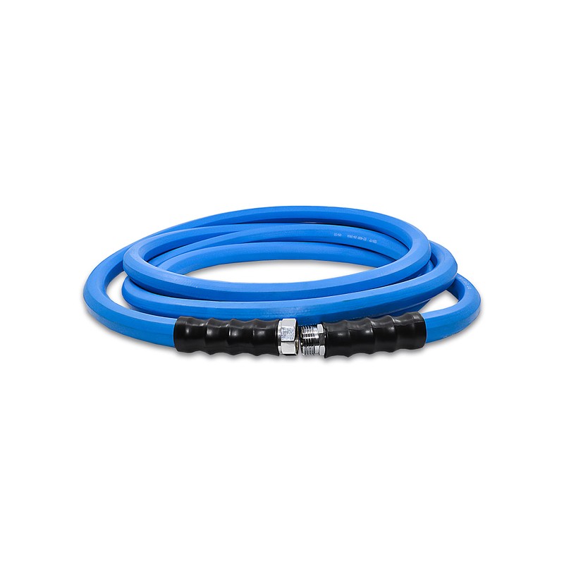 BluSeal Hot/Cold Water Rubber Garden Hose, 100% Rubber, Ultra-Light, Super