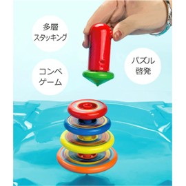 Educational Toy, Fun Stacking Pivot, 5 Tiers of Rotating Tops, Challenge Games, Fun for Everyone