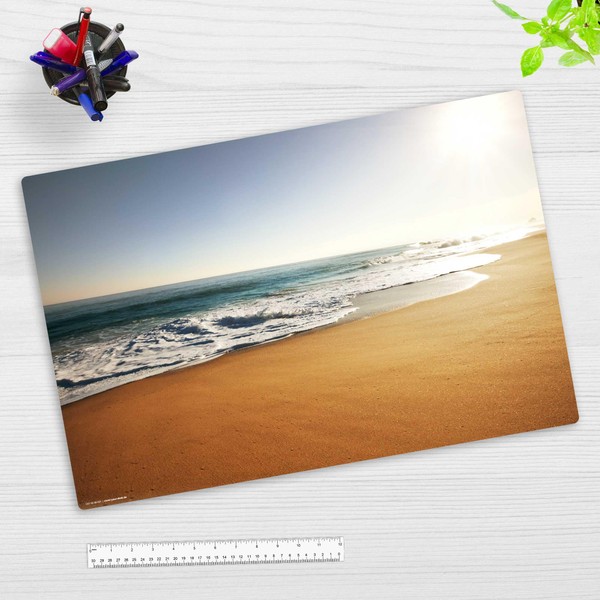 Desk Mat for Children and Adults - "On the Beach"