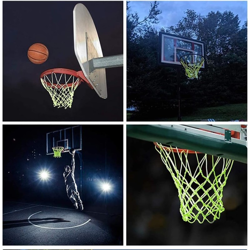 Stoooduo Night Glow Basket Goal Net 45cm 12 Loop Basket