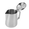 Milk Frothing Cup Thickened Stainless Steel Comfortable Handle Coffee Steaming